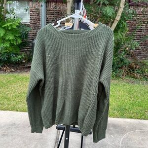 Olive Green Women's Sweater